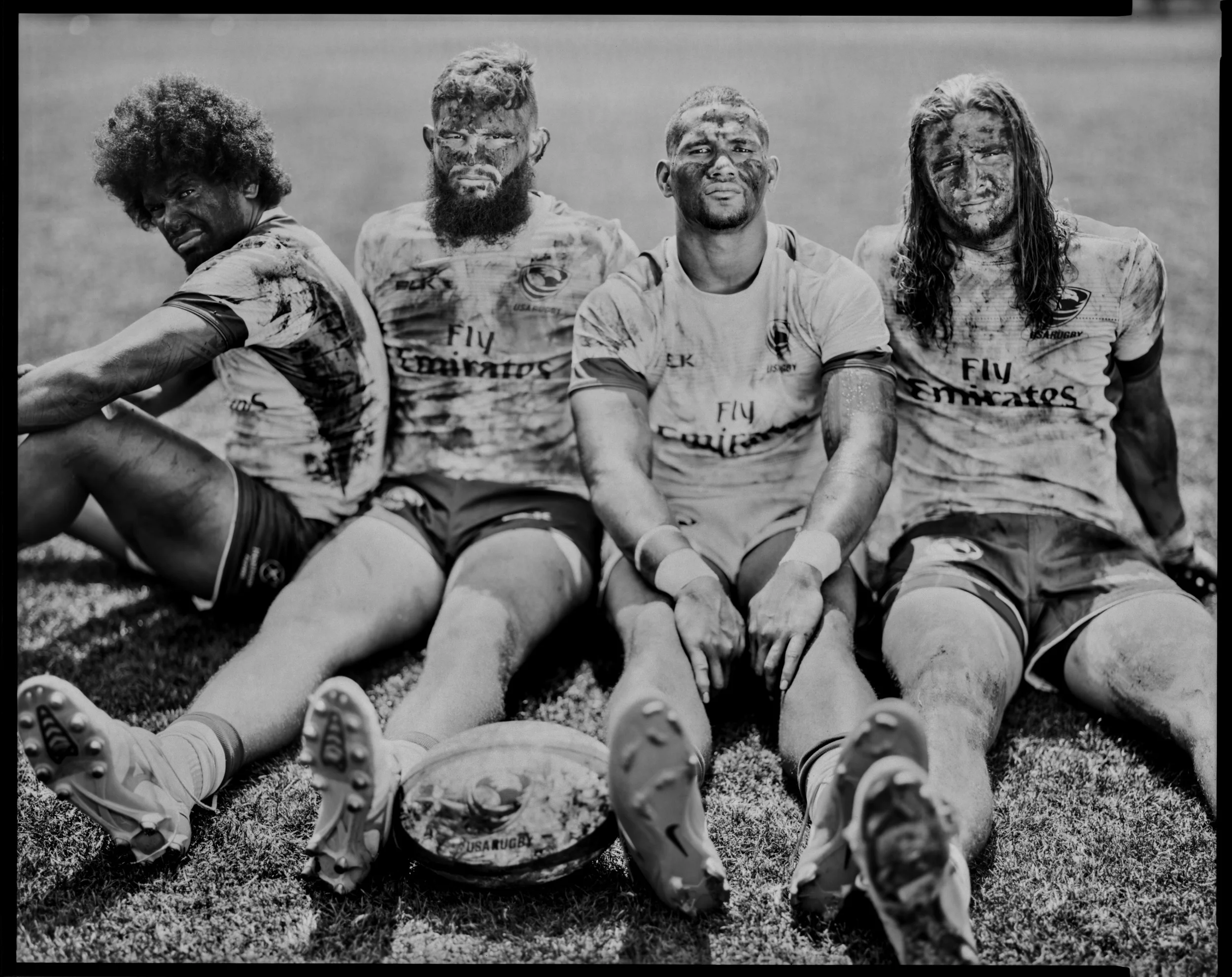 The road to Rio · 2016 · Garrett Bender, far right, with USA teammates · Jay L. Clendenin
