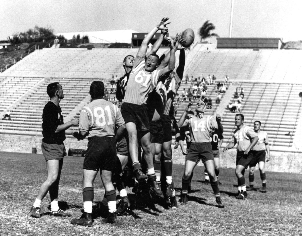 An Aztec Bowl scrimmage
