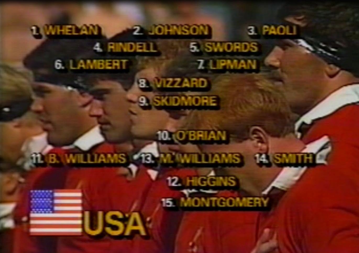 USA World Cup lineup · 1991