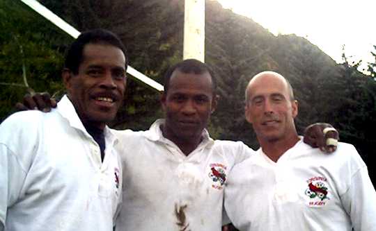 Malakai Delai with Siti and Al at Aspen 2004