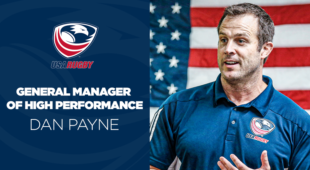 Dan Payne · USA Rugby high-performance appointment, 2021