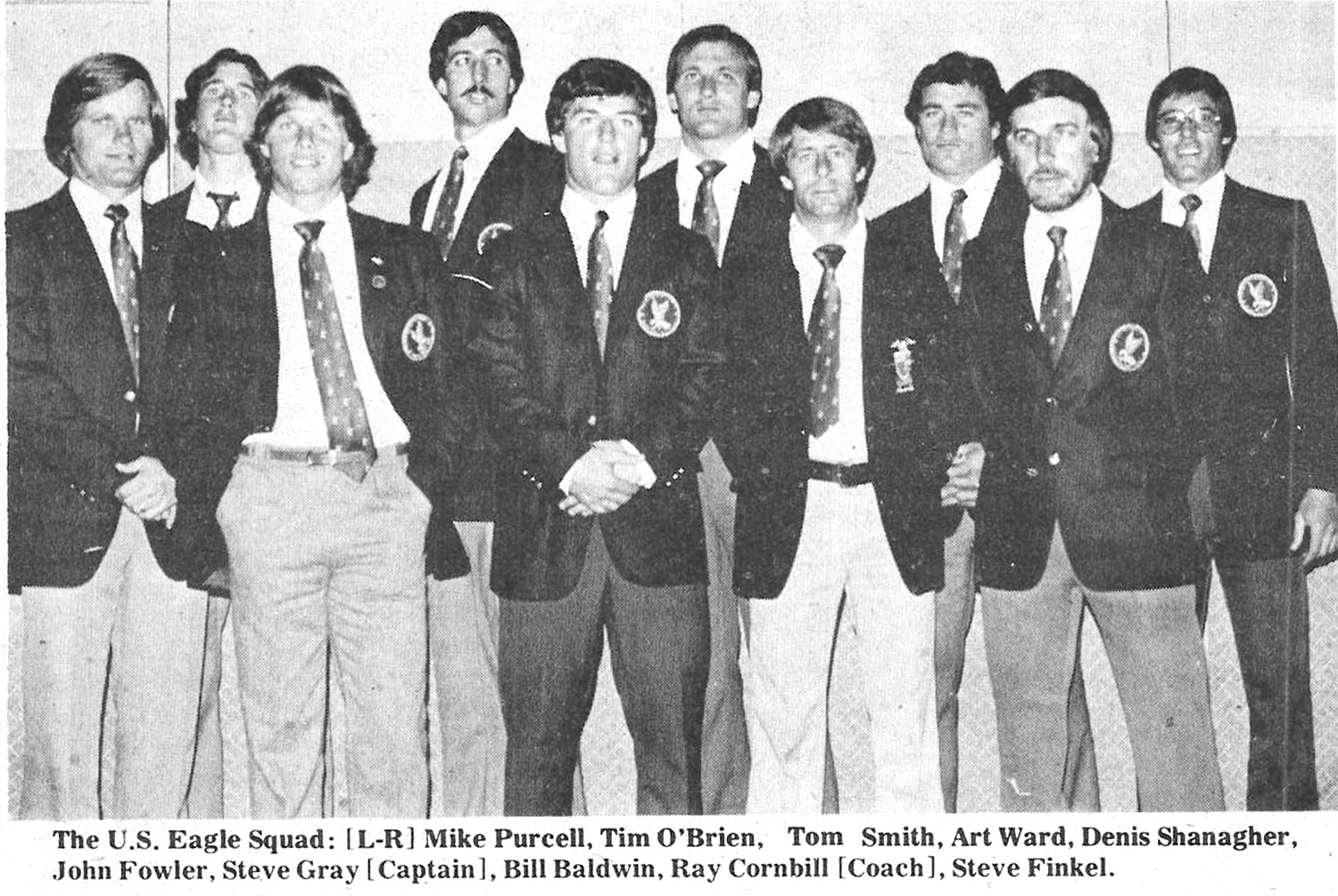 The inaugural USA Eagles sevens squad · Hong Kong, March 1981