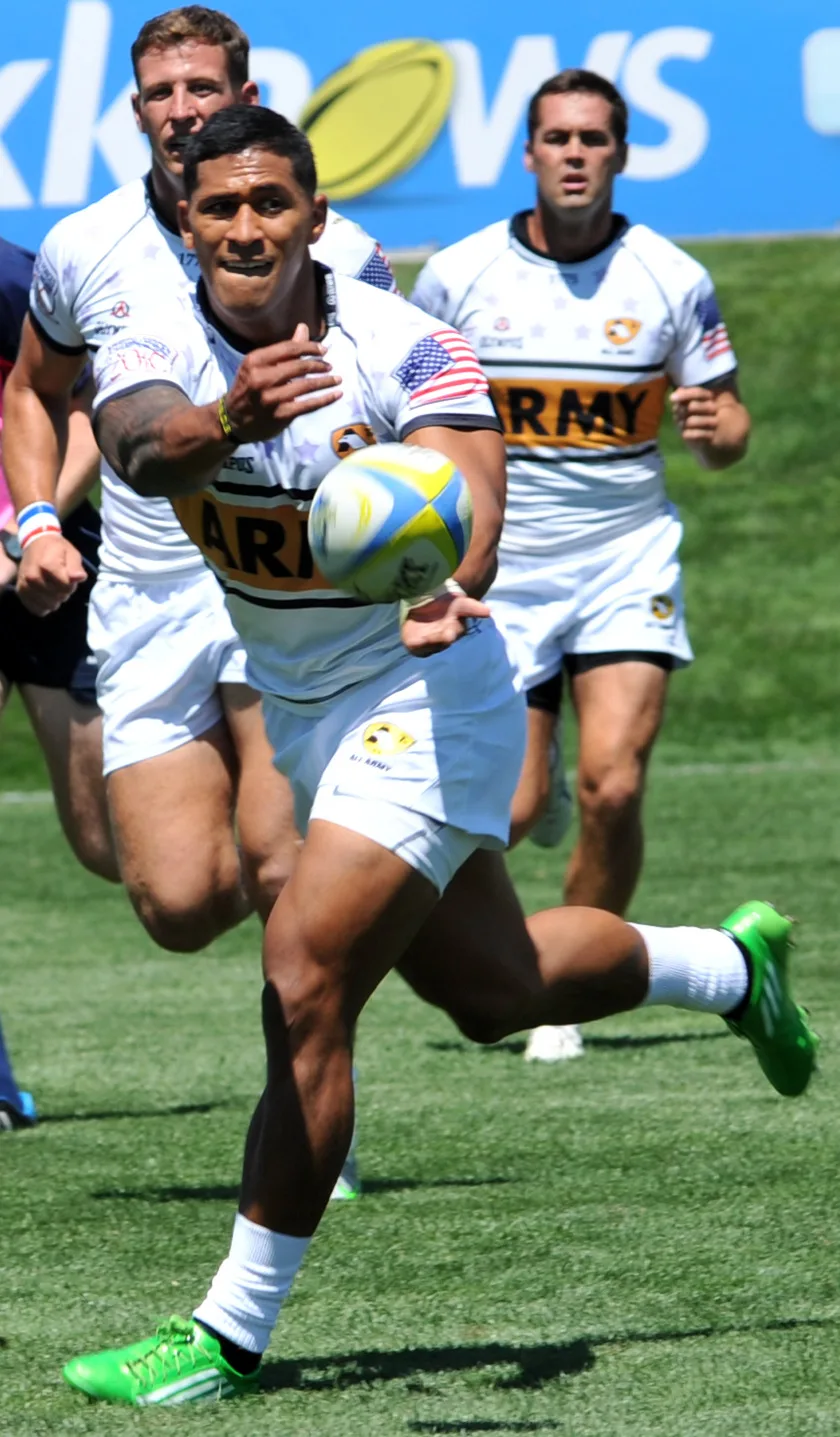 Ben Leatigaga leads the All-Army defense · Armed Forces Championships, 2015