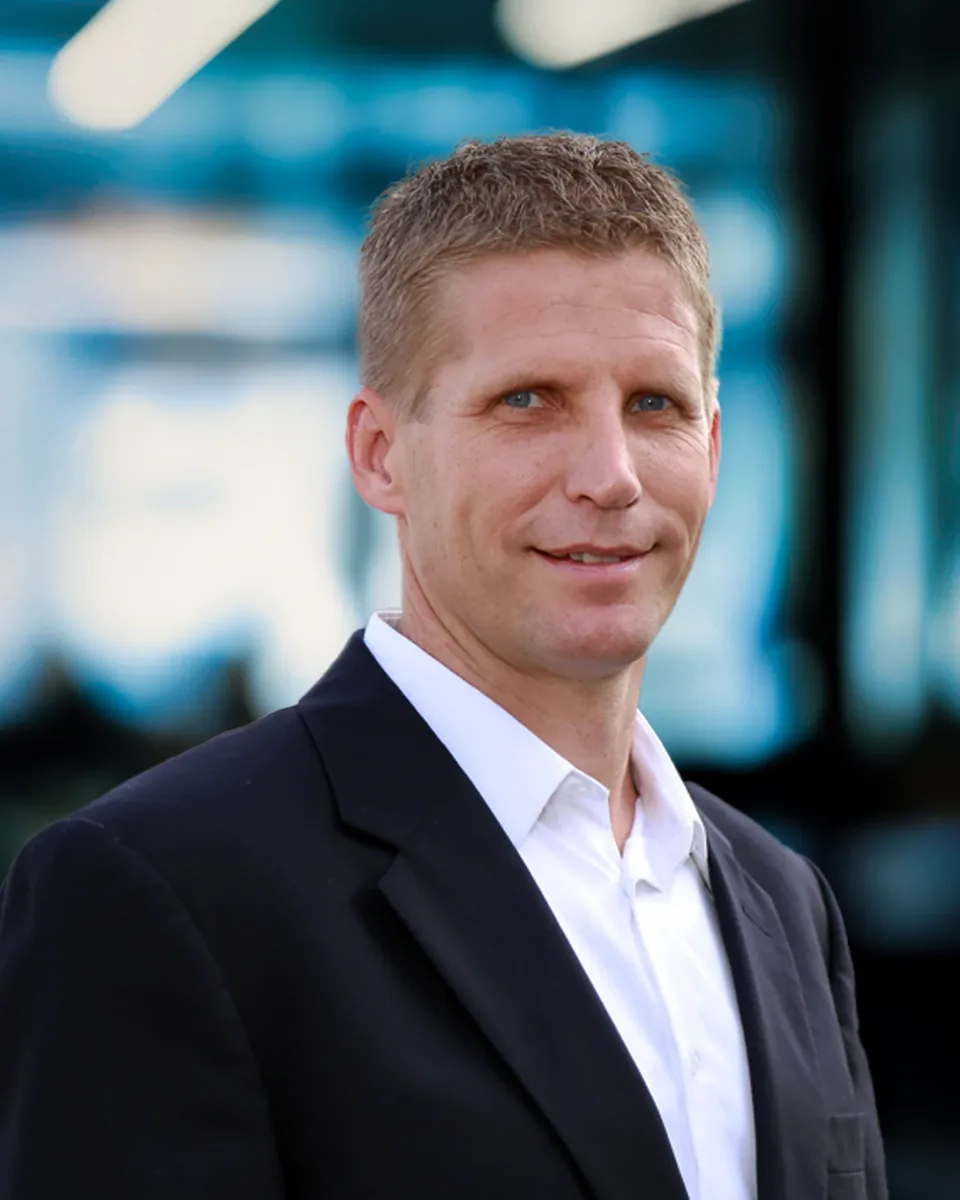 Eric Fleckten — NUAIR executive portrait; the original image is labelled “Eric Fleckton HS.png”. Photograph date not stated.