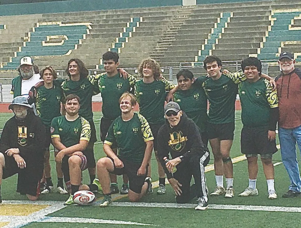 Jim Dierker with Patrick Henry sevens · 2021